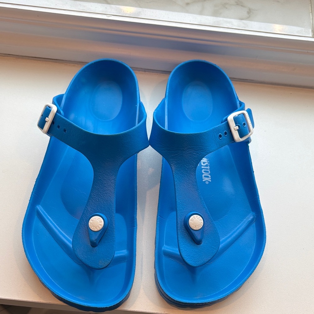 Birkenstock Gizeh EVA Blue Sandals